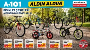 A101 Bisiklet Kampanyası Rüzgarı Başladı! 27,5 ve 29 Jant Modeller Uygun Fiyata Raflarda
